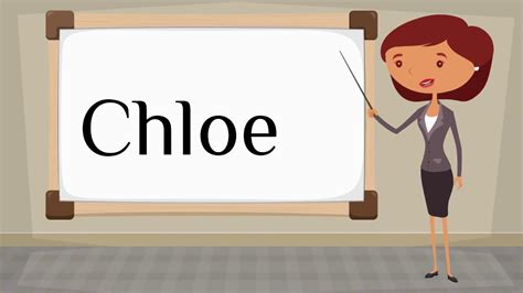 chloe in spanish word.